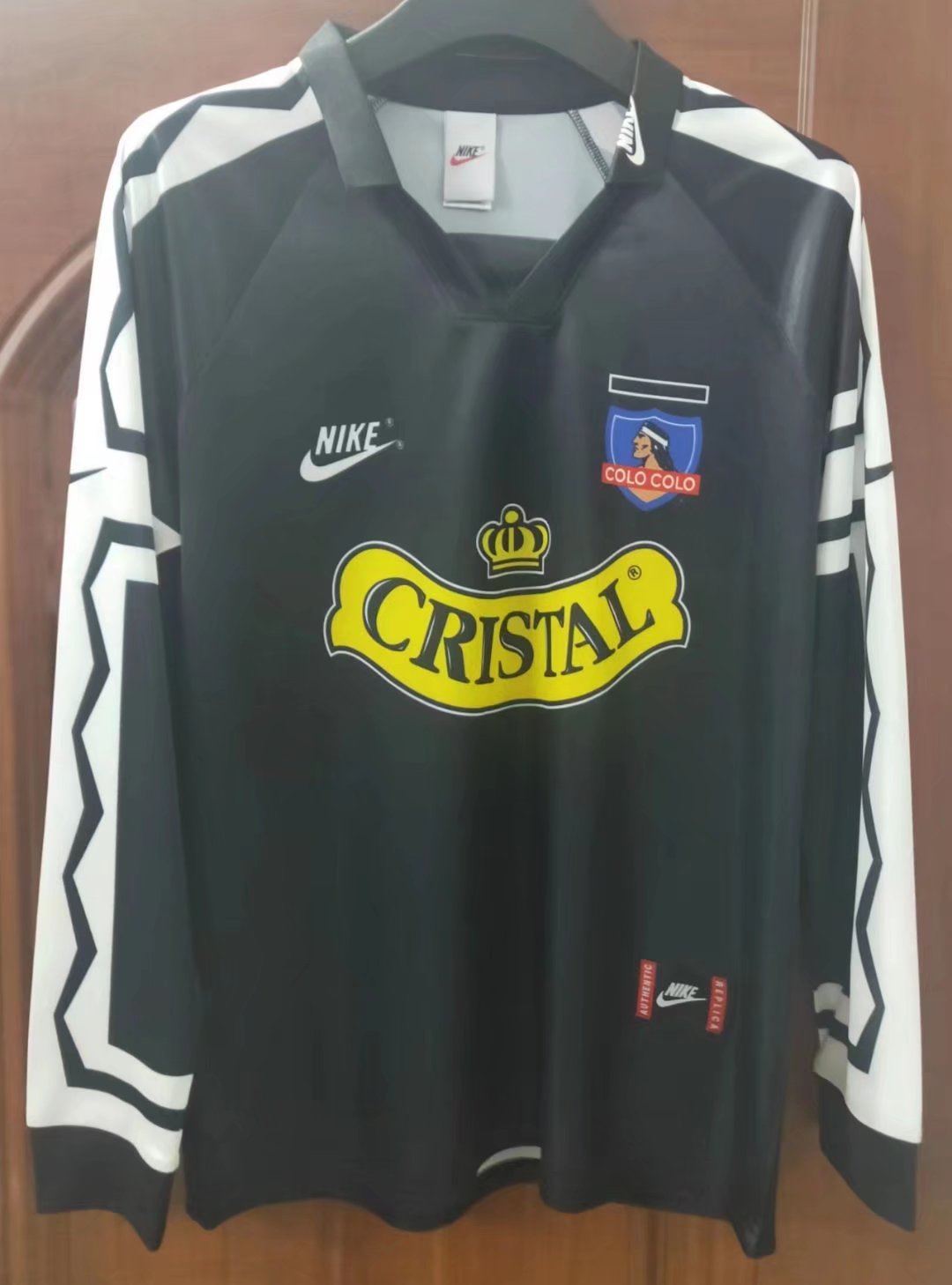1995 Colo Colo away long sleeve Vintage S-3XL 1995 科洛科洛 客场 长袖 复古 S -3XL
