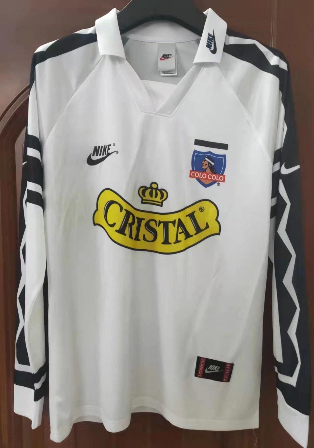1995 Colo Colo home long sleeve Vintage S-XXL 1995 科洛科洛 主场 长袖 复古 S-3XL