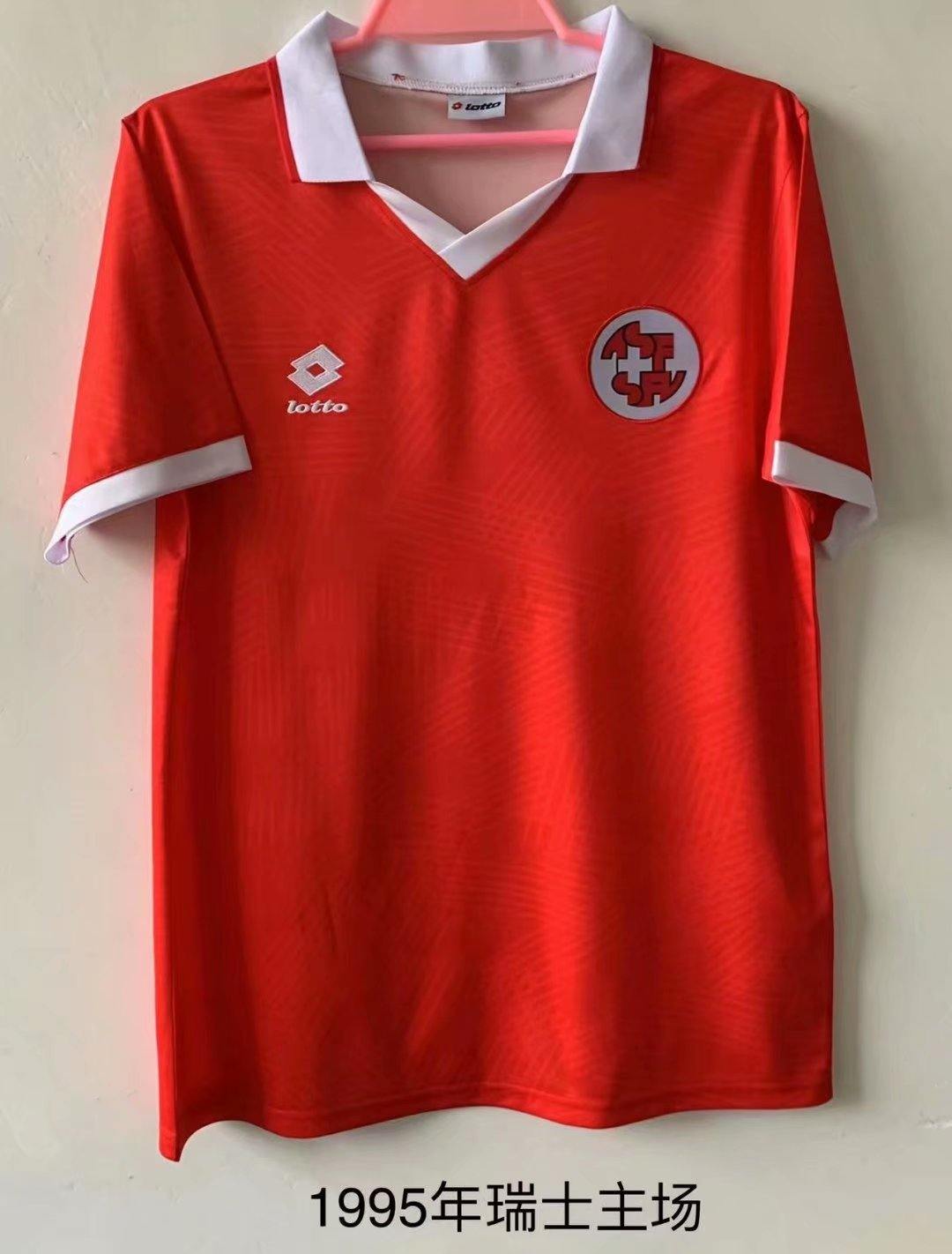 1995 Switzerland home retro S-XXL 1995 瑞士 主场 复古 S-2XL