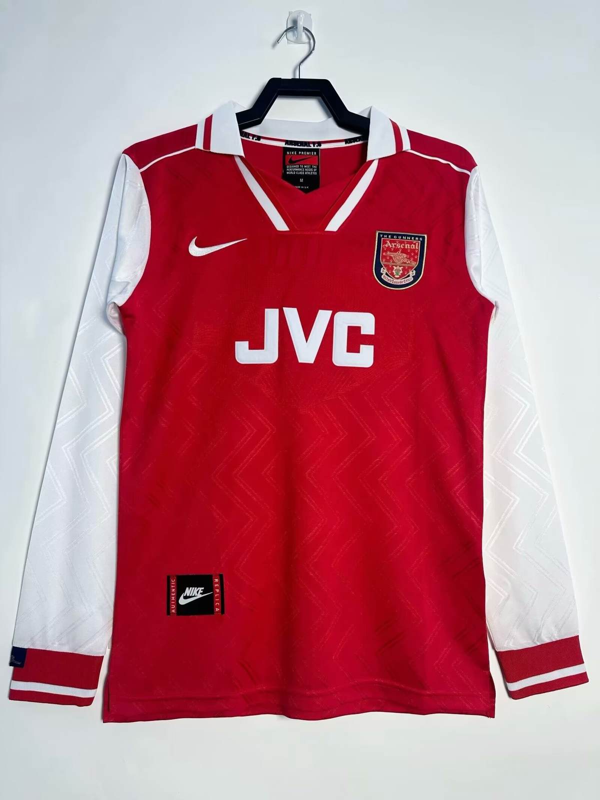 1996 97 Arsenal home long sleeve retro 1996 97 阿森纳 主场 长袖 复古