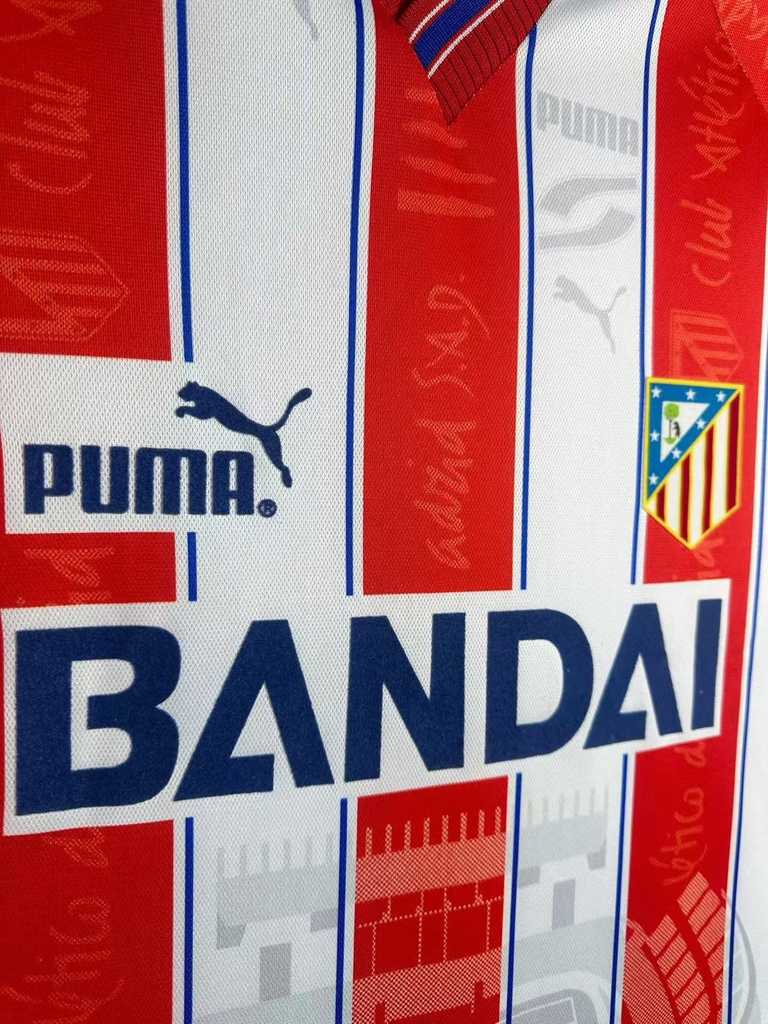 1996 97 Atletico Madrid home retro 96 97 马德里竞技 主场 复古