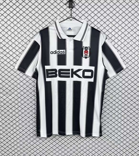 1996 97 Besiktas Away Retro 1996 97 贝西克塔斯 客场 复古