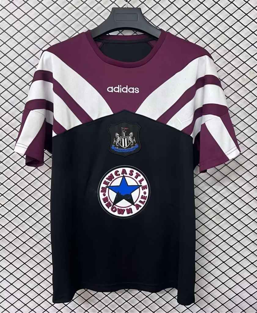 1996 97 Newcastle Retro T-shirt S-4XL 1996 97 纽卡斯尔 复古T恤 S-4XL