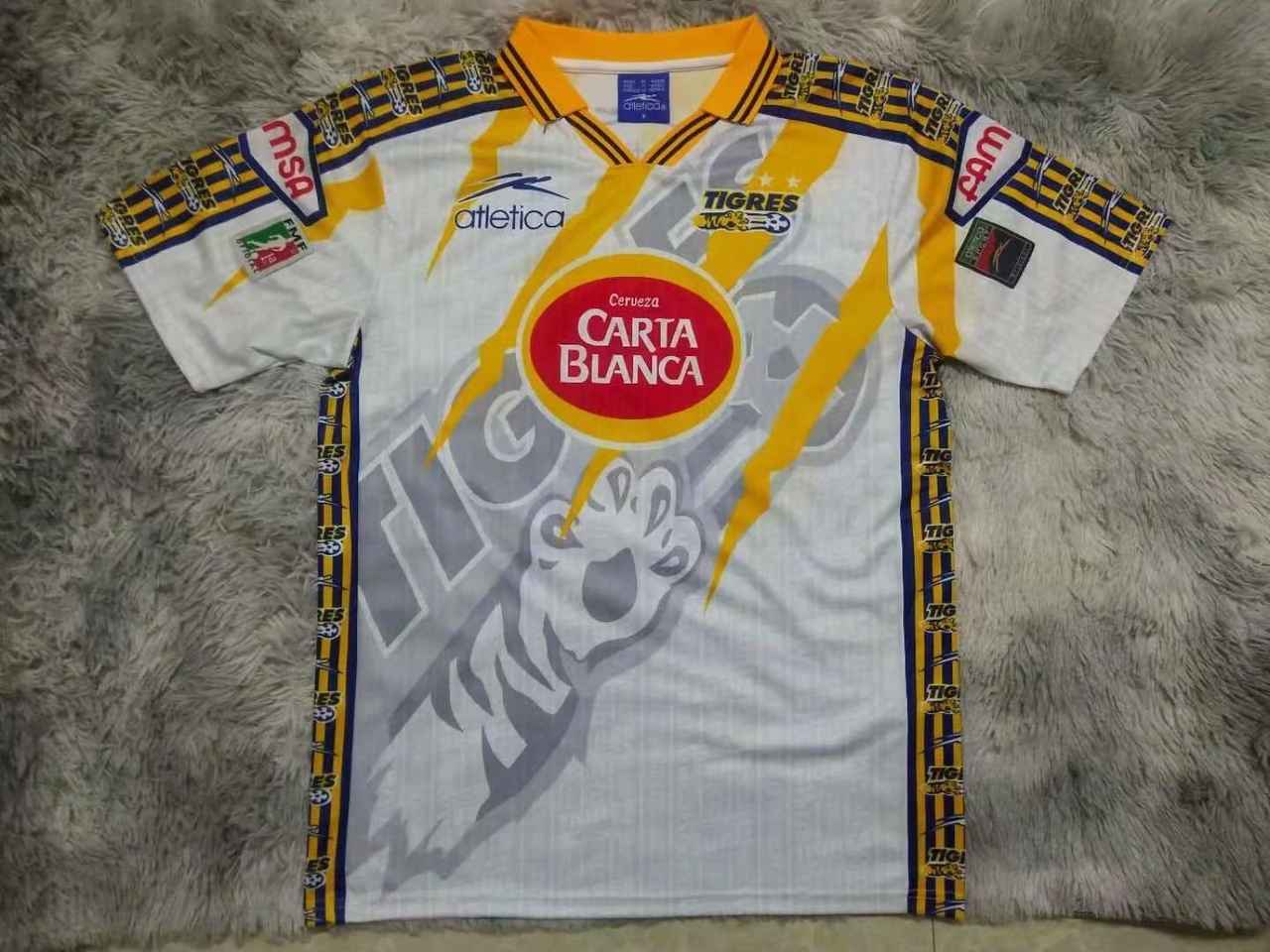 1996 97 Tigres away retro 1996 97 老虎 客场 复古