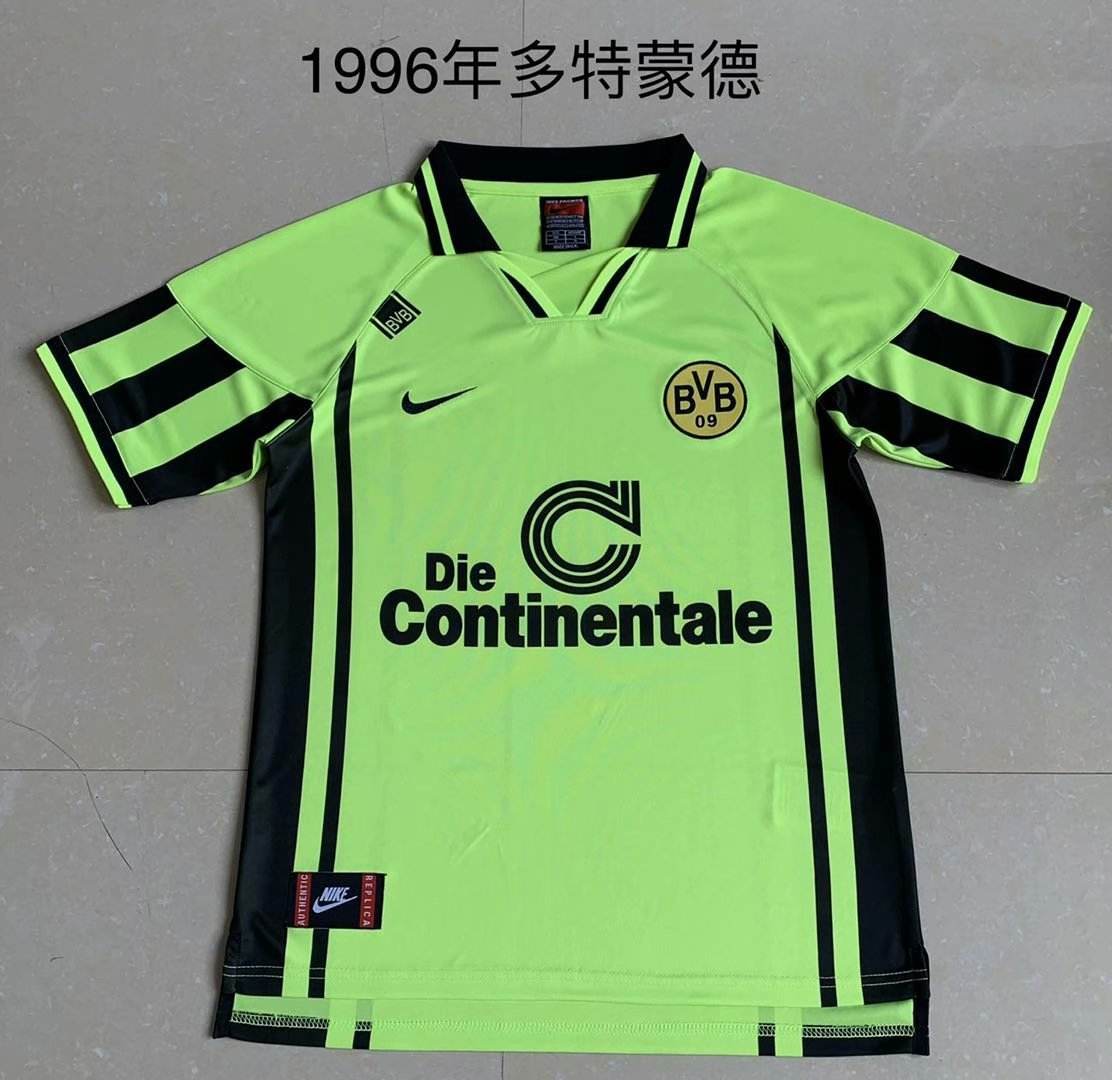 1996 Dortmund green retro 1996 多特蒙德 绿色 复古