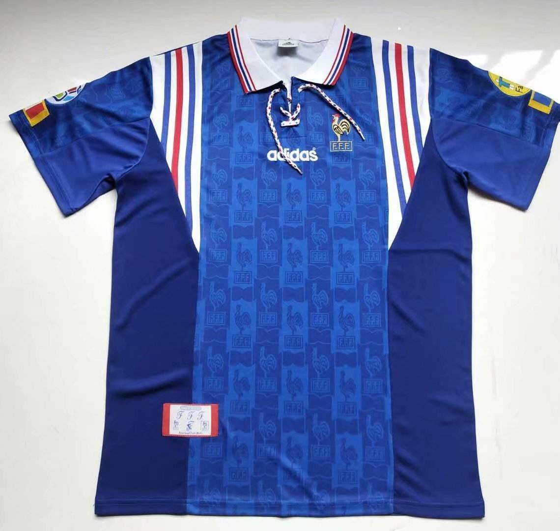 1996 France home retro 1996 法国 主场 复古