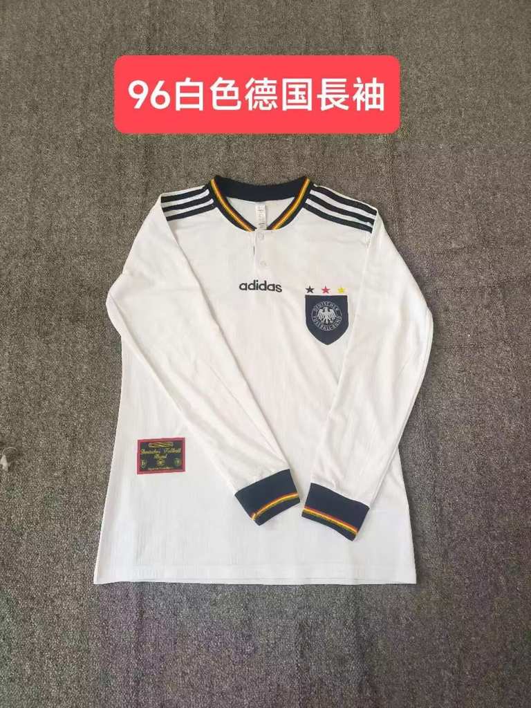 1996 Germany home long sleeve retro 1996 德国 主场 长袖 复古