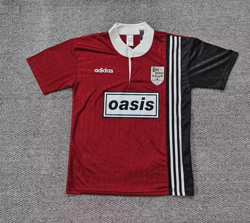 1996 Oasis Red Retro S-4XL 1996 绿洲 红色 复古 S-4XL