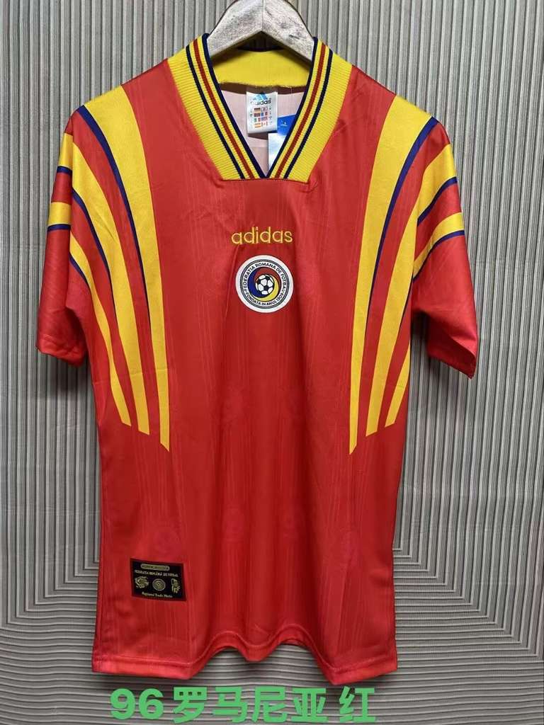 1996 Romania home retro 1996 罗马尼亚 主场 复古