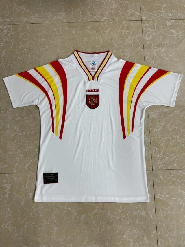 1996 Spain Away Retro 1996 西班牙 客场 复古_167603207