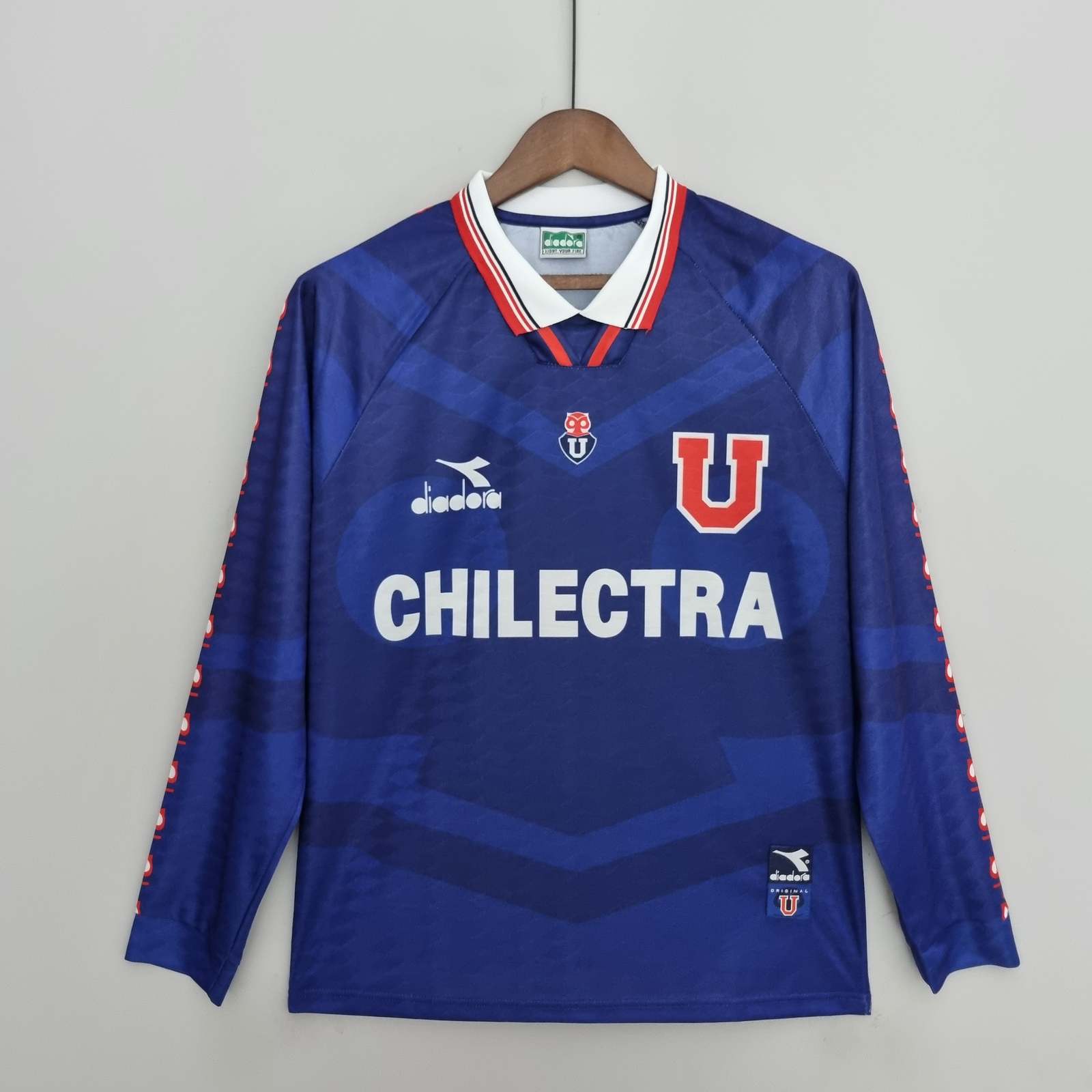 1996 University of Chile Home Long Sleeve Retro S-3XL 1996 智利大学 主场 长袖 复古 S-3XL