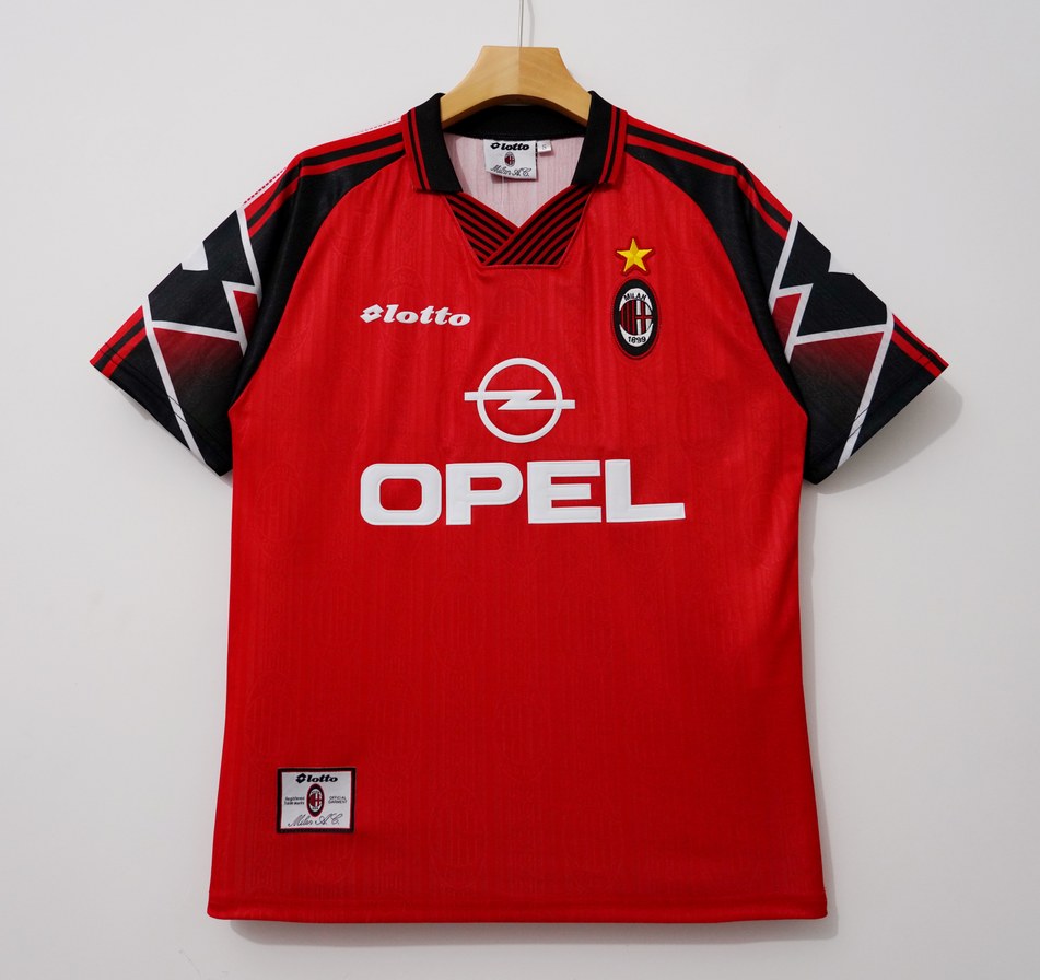 1997 98 AC milan fifth away retro 1997 98 AC米兰 四客 复古
