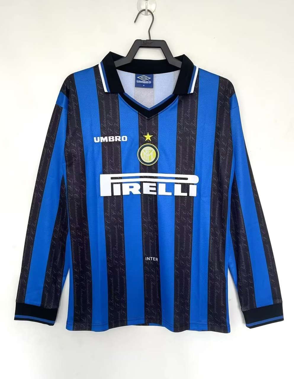 1997 98 Inter Milan home long sleeved shirt 1997 98 国际米兰 主场 长袖