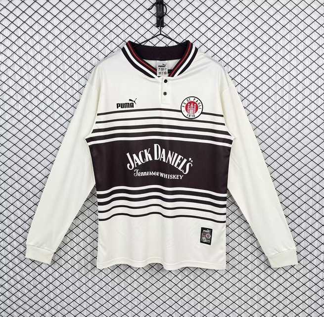 1997 98 Saint Pauli Home Retro Long-sleeved 1997 98 圣保利 主场 长袖 复古
