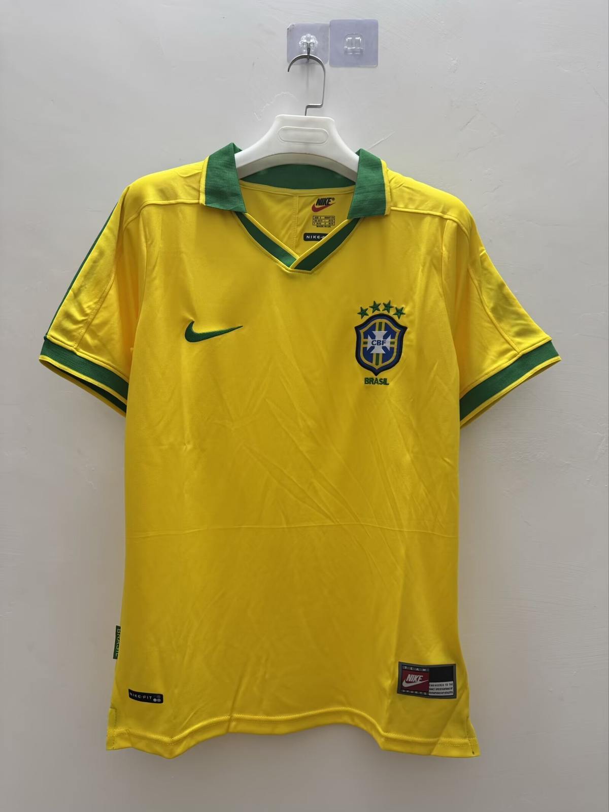 1997 Brazil home retro 1997 巴西 主场 复古 S-2XL