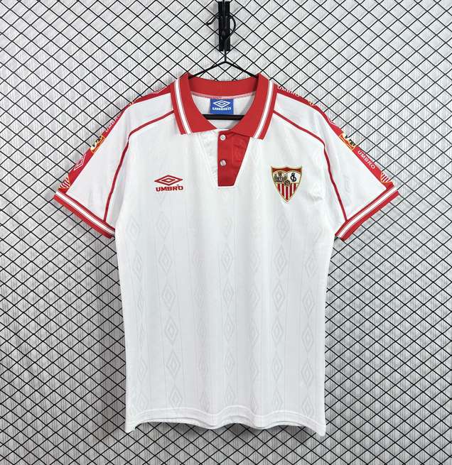 1998 01 Sevilla home retro 1998 01 塞维利亚 主场 复古