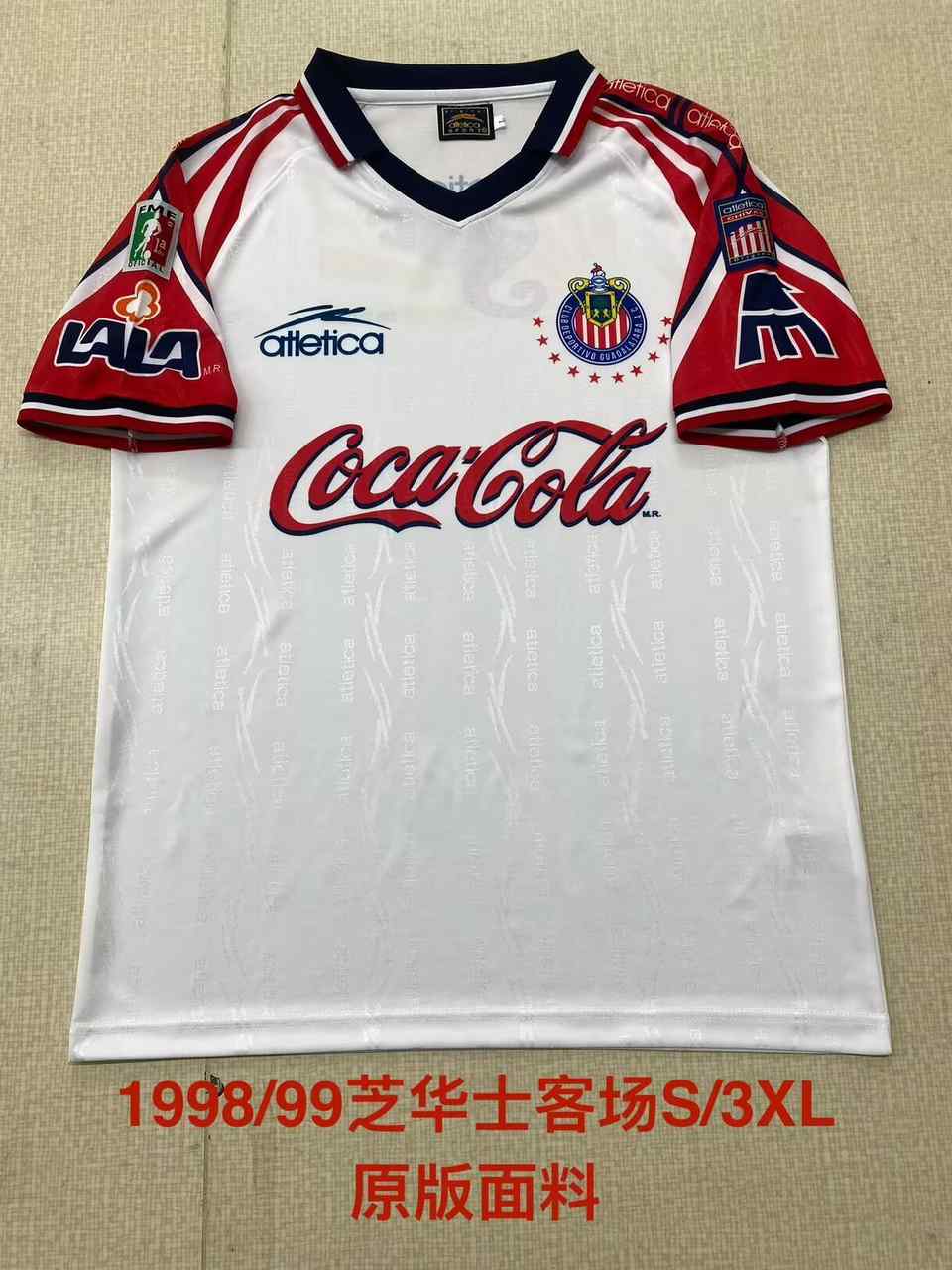 1998 99 Chivas away retro S-3XL 1998 99 芝华士 客场 复古 S-3XL