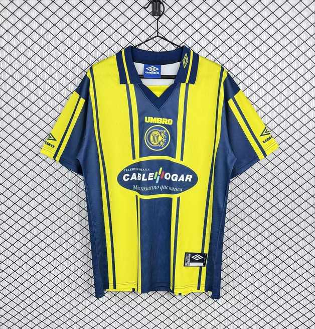 1998 99 Rosario Central Home Retro 1998 99 罗萨里奥中央 主场 复古