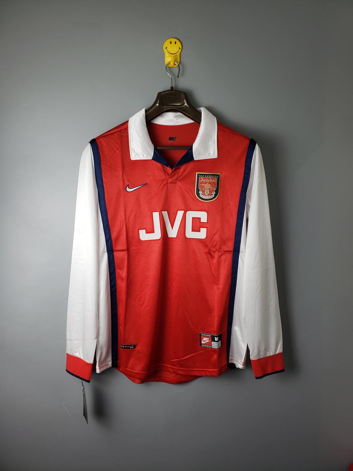 1998 Arsenal home retro long sleeves 1998 阿森纳 主场 复古 长袖