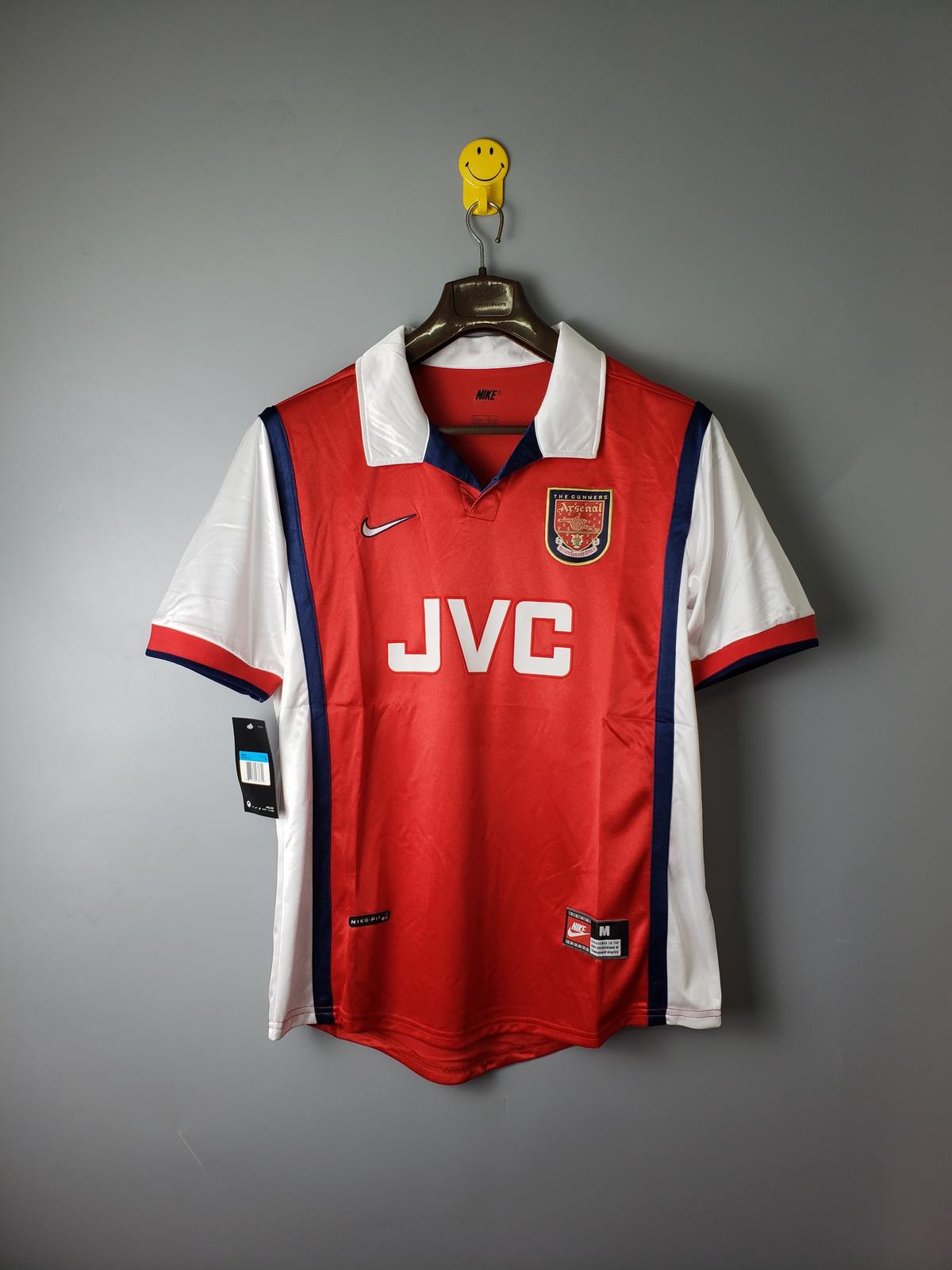 1998 Arsenal home retro short sleeves 1998 阿森纳 主场 复古 短袖