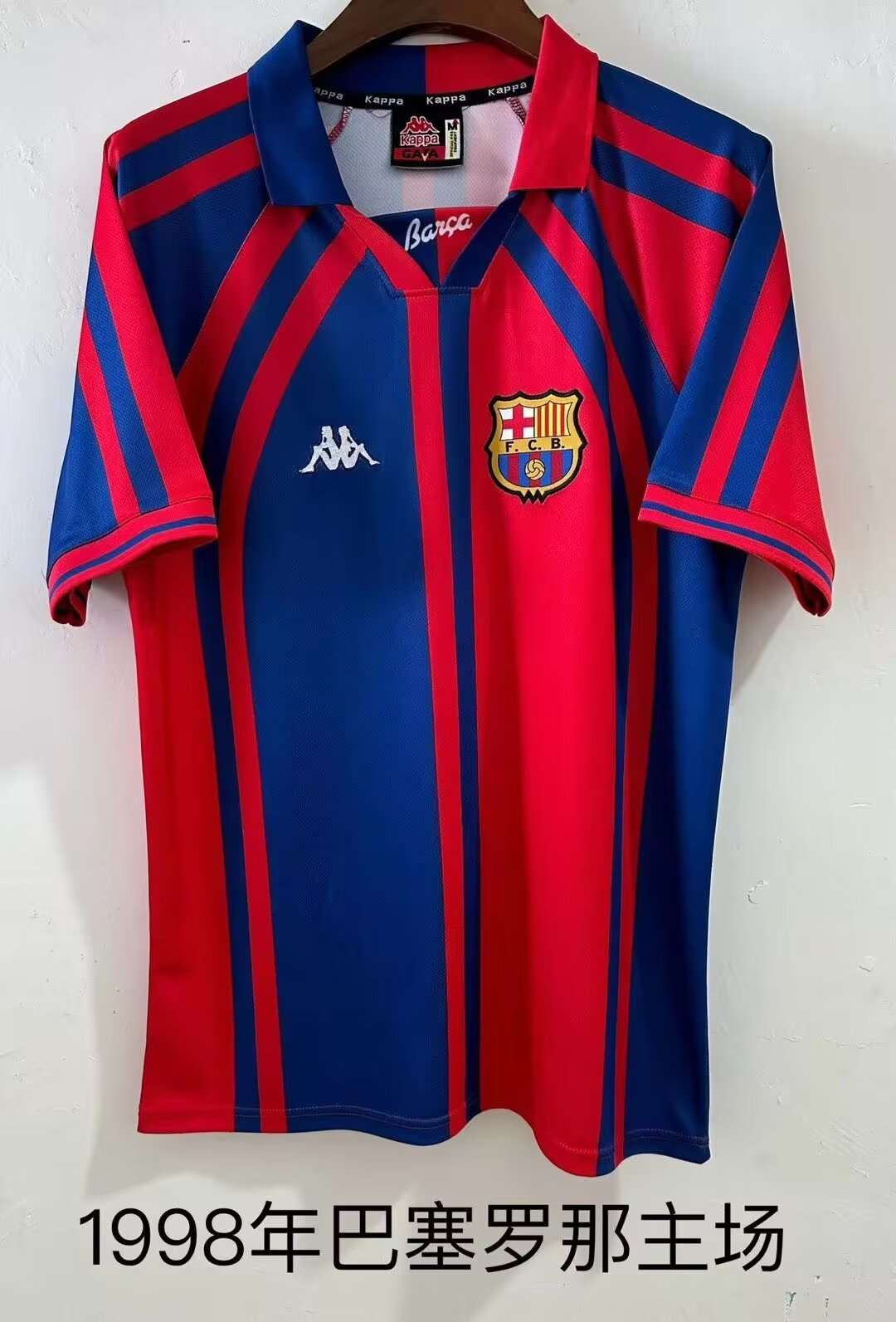 1998 Barcelona home retro 1998 巴萨 主场 复古