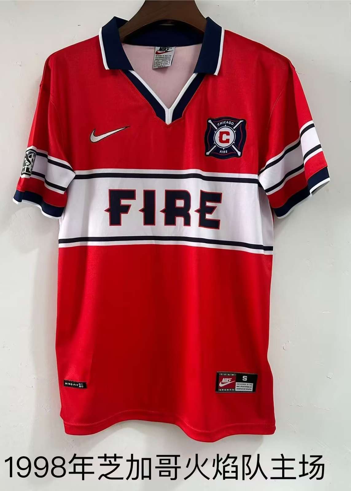 1998 Chicago Fire home retro 1998 芝加哥火焰队 主场 复古