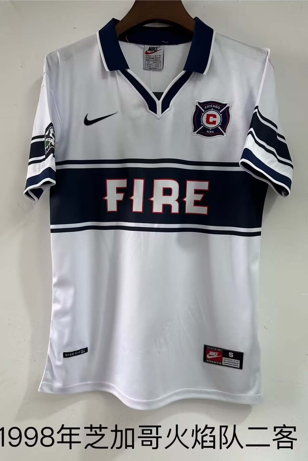 1998 Chicago Flames third away retro 1998 芝加哥火焰队 二客 复古