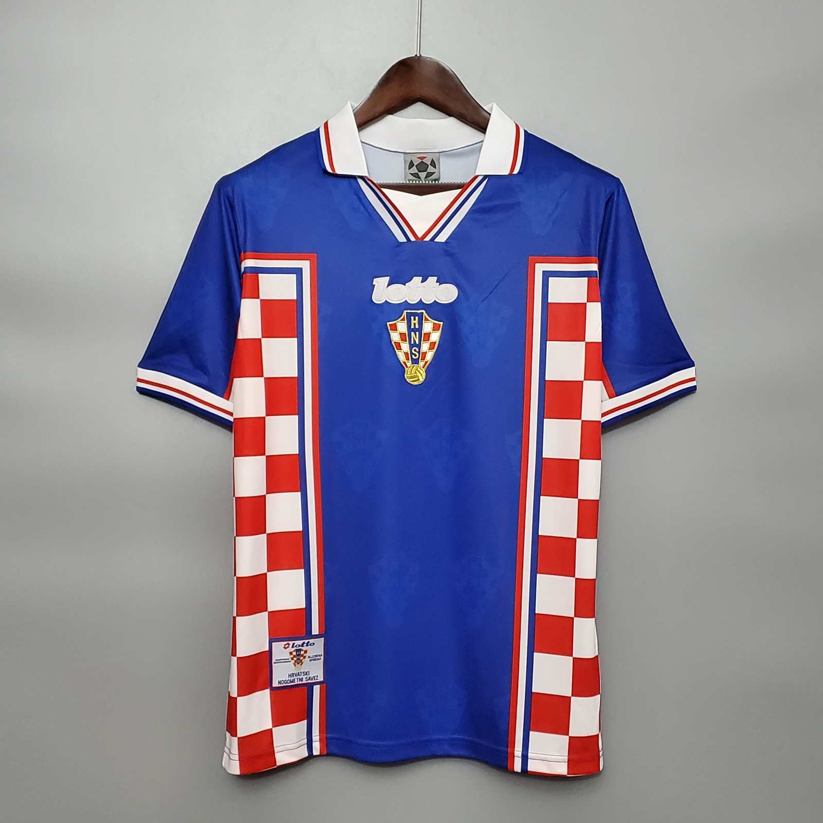 1998 Croatia away retro shirt 1998 克罗地亚 客场 复古 衬衫