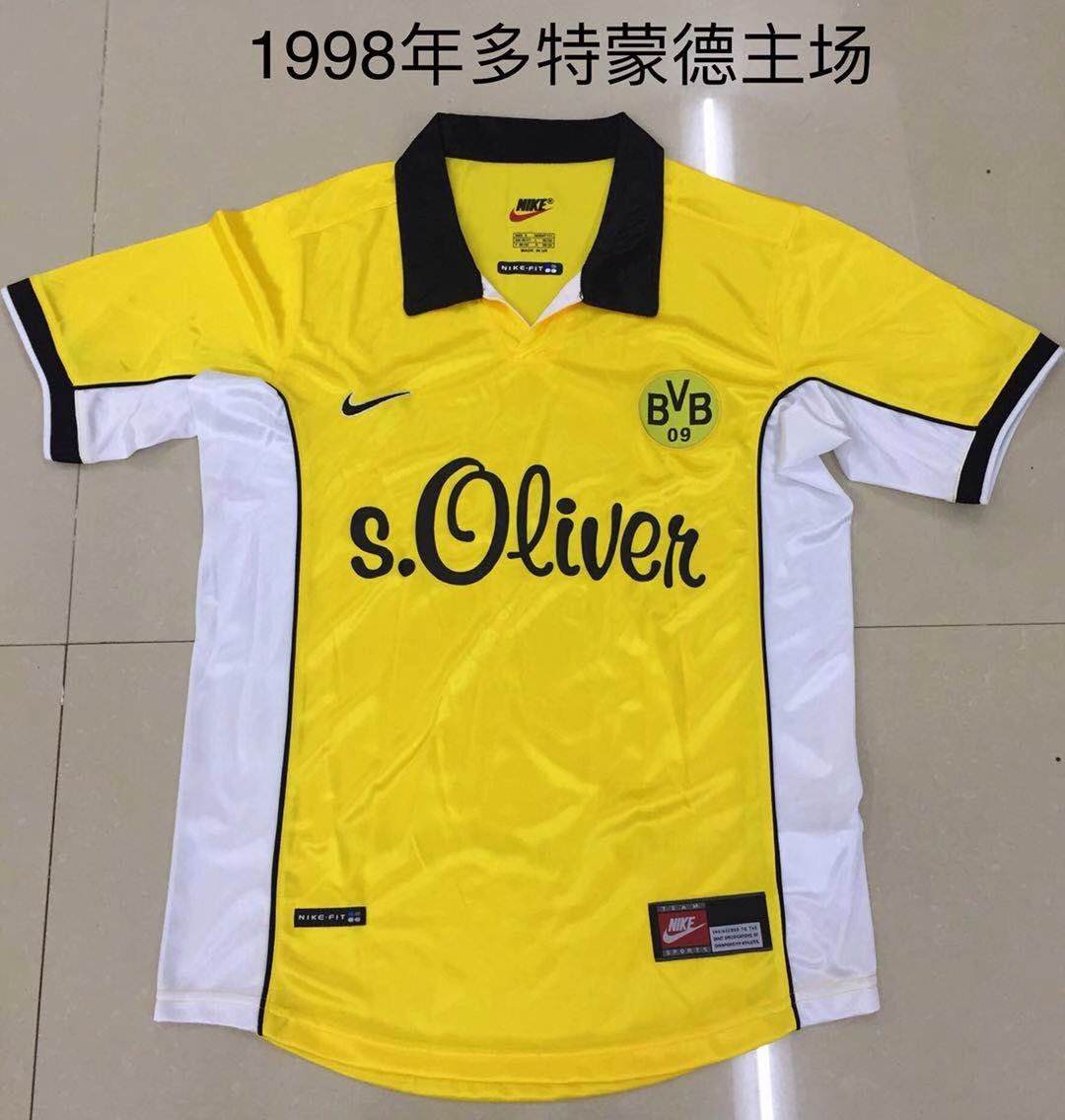 1998 Dortmund Home Retro 1998 多特蒙特 主场 复古