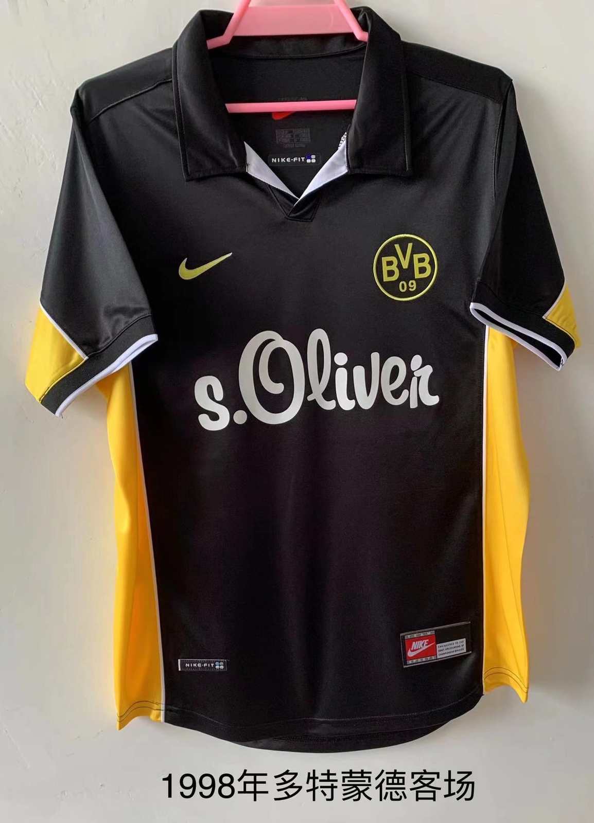 1998 Dortmund away retro 1998 多特蒙德 客场 复古