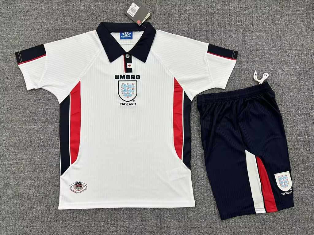 1998 England Home adult retro suit 1998 英格兰 主场 成人 复古套装