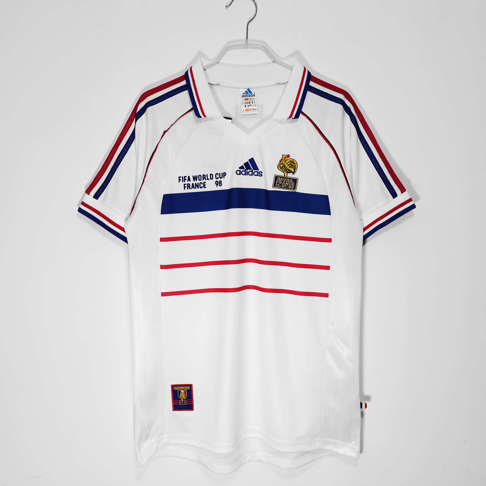 1998 France away final match version retro 1998 法国 客场 决赛版