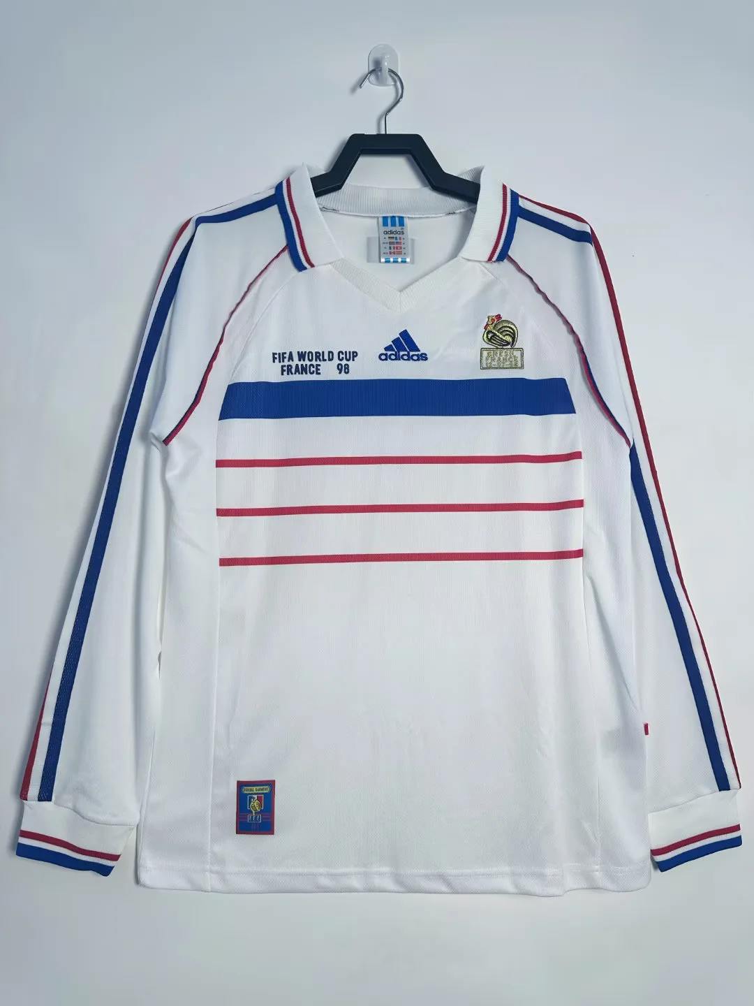 1998 France final version away long sleeves Retro size S-2XL 98 法国 决赛版 客场 长袖