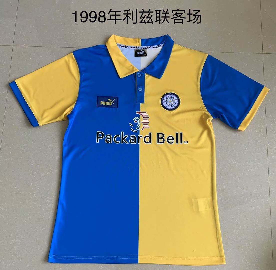 1998 Leeds United away retro 1998 利兹联 客场 复古