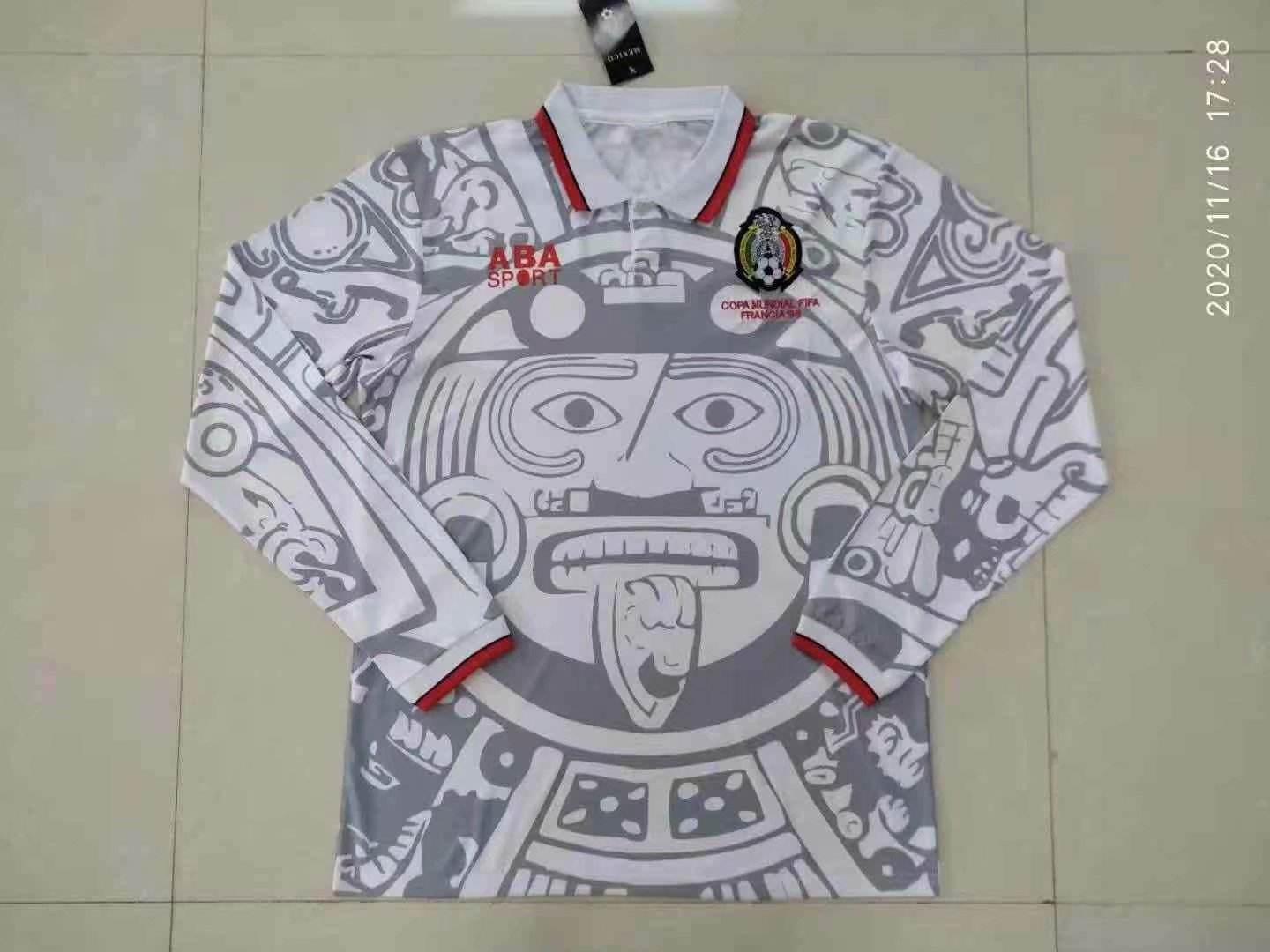 1998 Mexico away long sleeve 墨西哥 客场 长袖