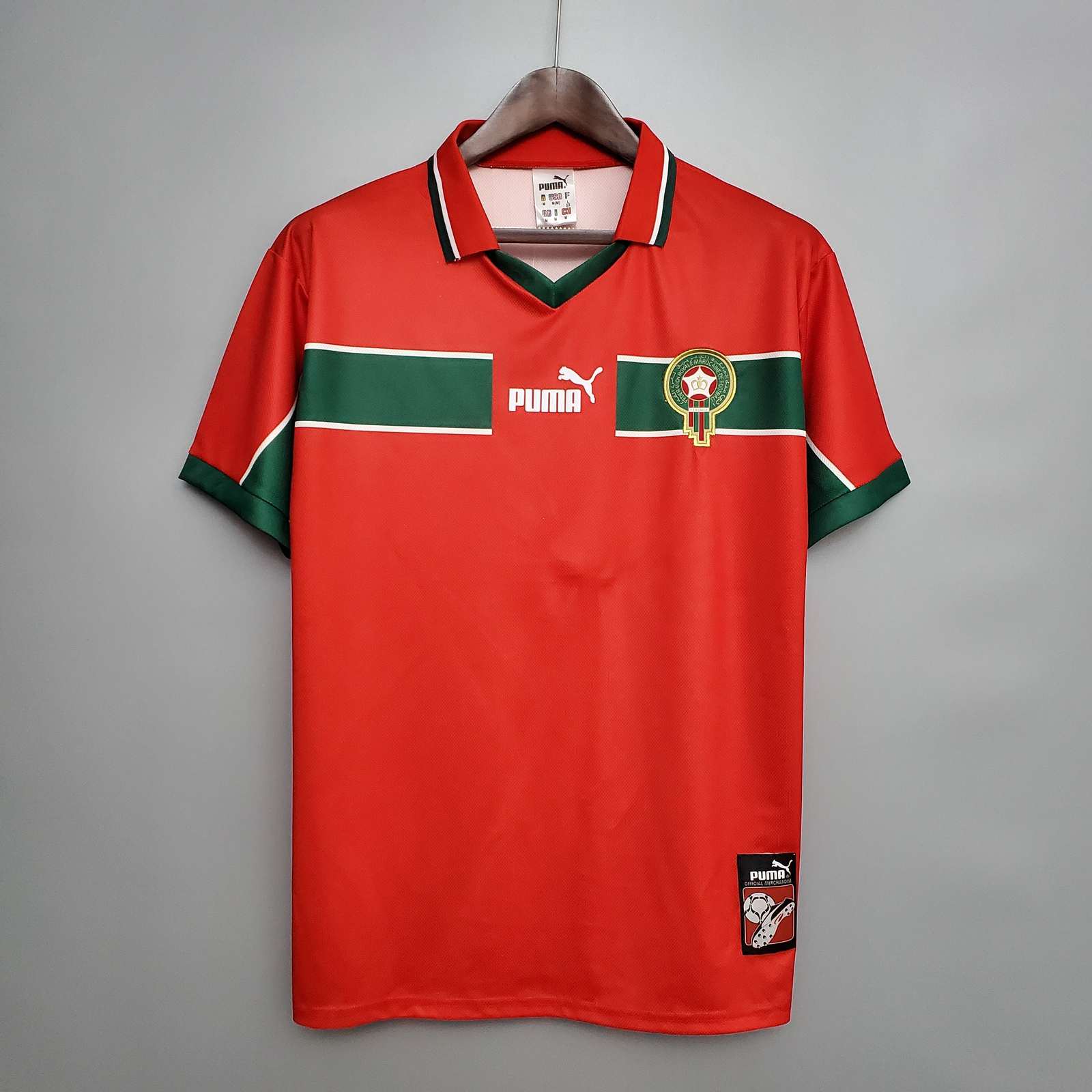 1998 Morocco Away Retro S~2XL 1998 摩洛哥 客场 复古 S~2XL