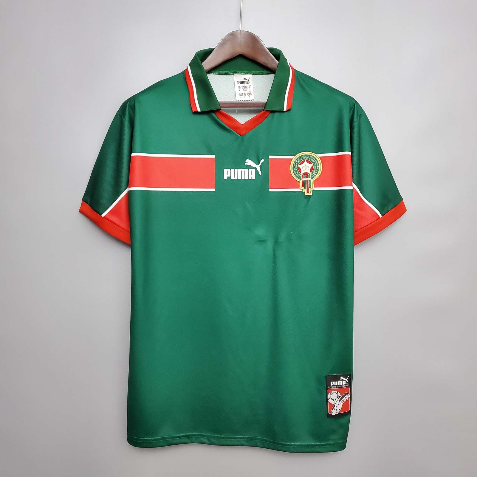 1998 Morocco home retro 摩洛哥 主场 复古 S-XXL