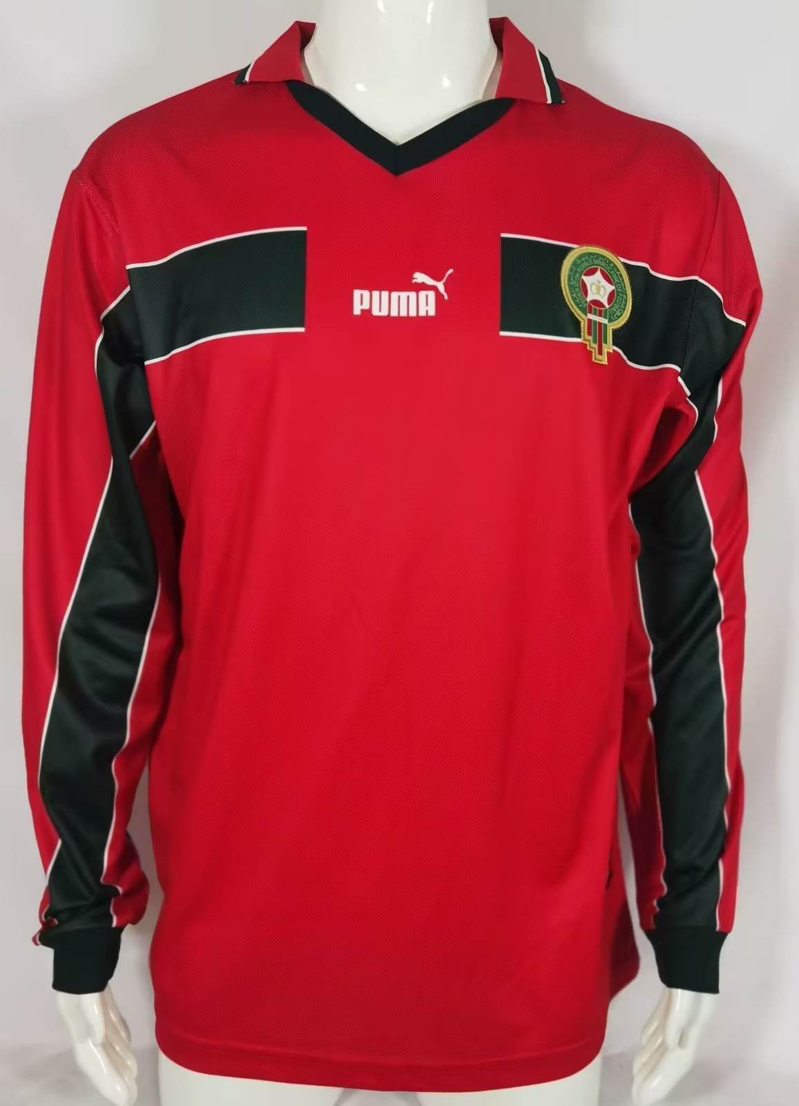 1998 Morocco third Away Long Sleeve Retro S~XXL 1998 摩洛哥 二客 长袖 复古 S~XXL