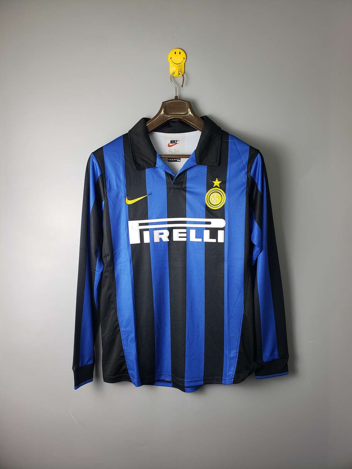 1998-1999 Inter Milan Home Long Sleeve Thai S-Xl 98 99 国际米兰主场 长袖 泰版S-Xl