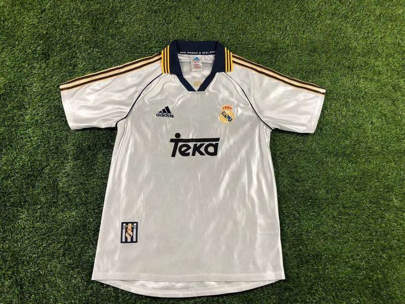 1998-2000 Real madrid home retro 1998-2000 皇马 主场 复古 S-XXL
