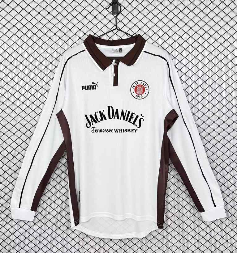 1999 00 St. Pauli home long sleeves retro 1999 00 圣保利 主场 长袖 复古