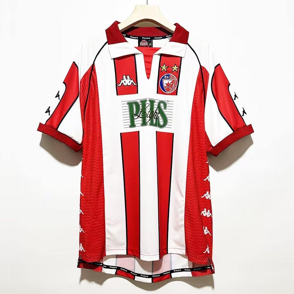 1999 01 Crvena Zvezda Home Retro 1999 01 贝尔格莱德红星 主场 复古
