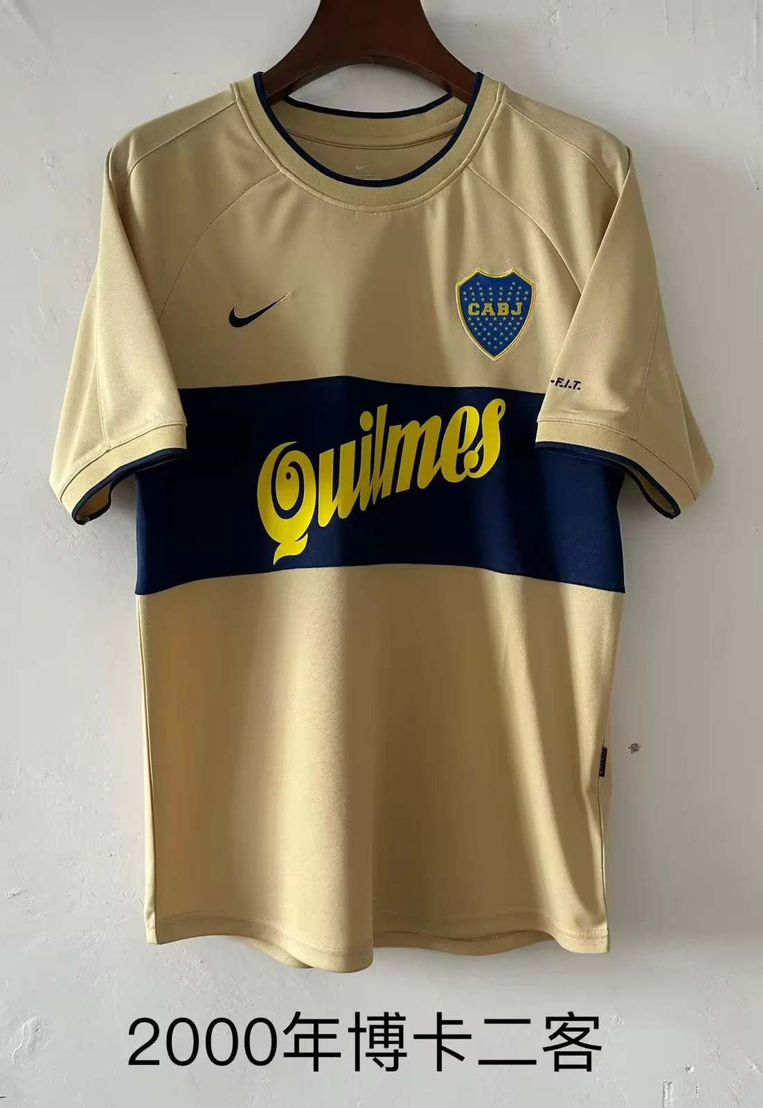 1999 2000 Boca third away Retro size S-2XL 1999 2000 博卡 二客