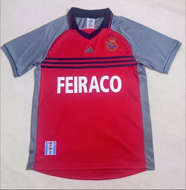 1999 2000 Deportivo La Coruna third Away Retro S-2XL 1999 2000 拉科鲁尼亚 二客 复古 S-2XL