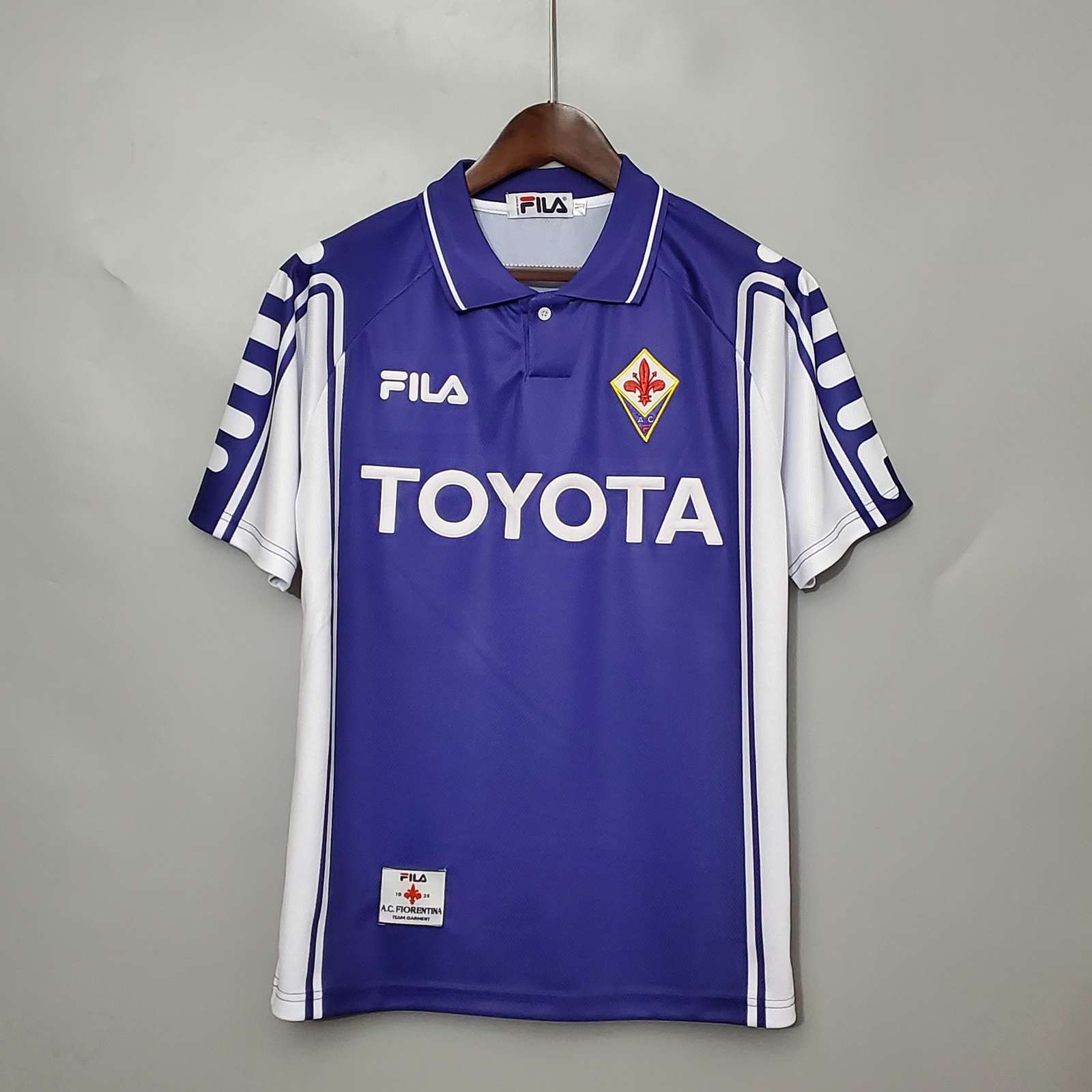 1999 2000 Fiorentina home retro 佛罗伦萨 主场 复古