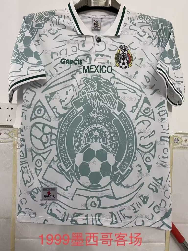 1999 Mexico away retro S-2XL 1999 墨西哥 客场 复古 S-2XL