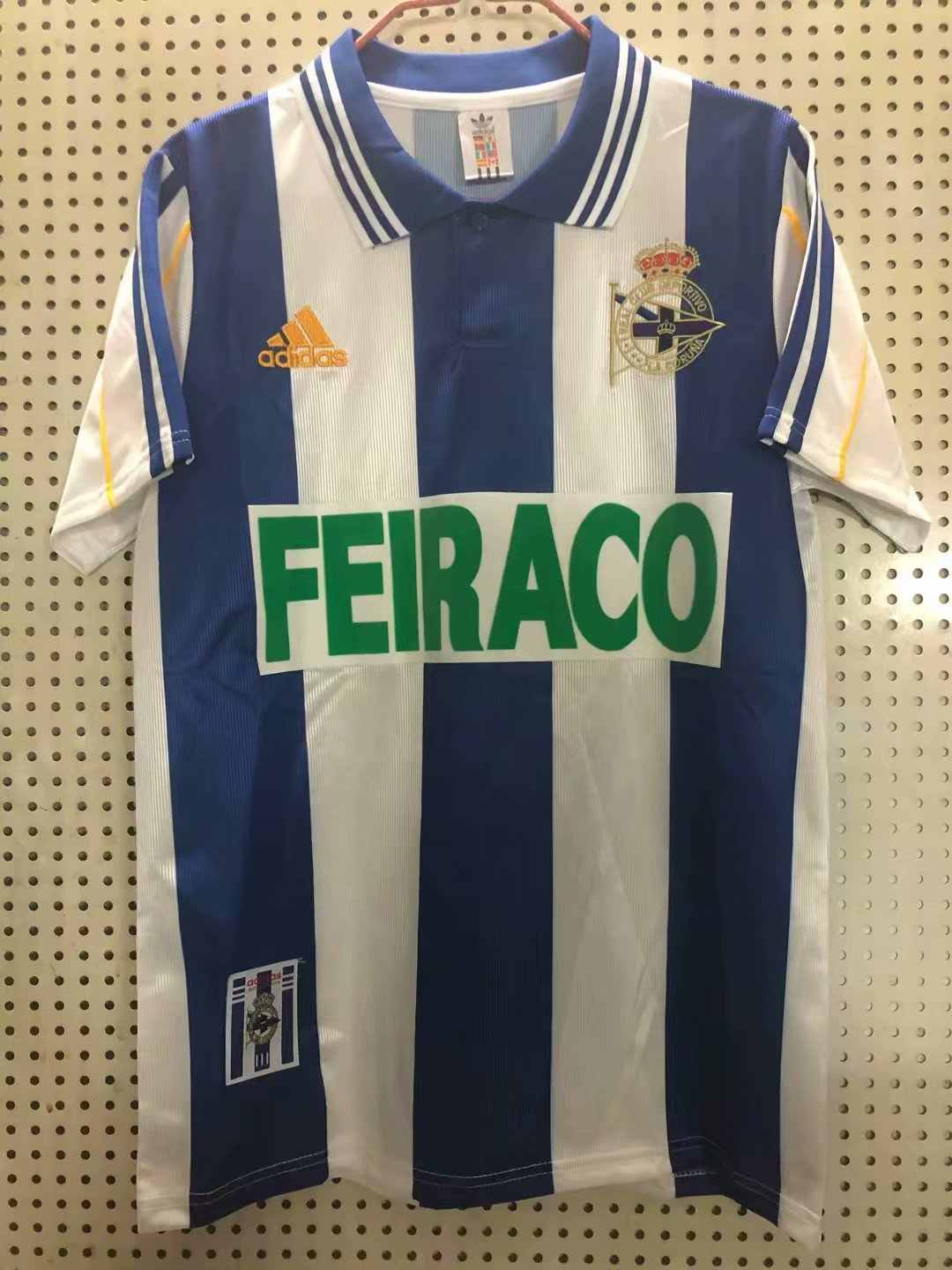 1999-2000 La Coruna Home Retro 1999-2000 拉科鲁尼亚 主场 复古