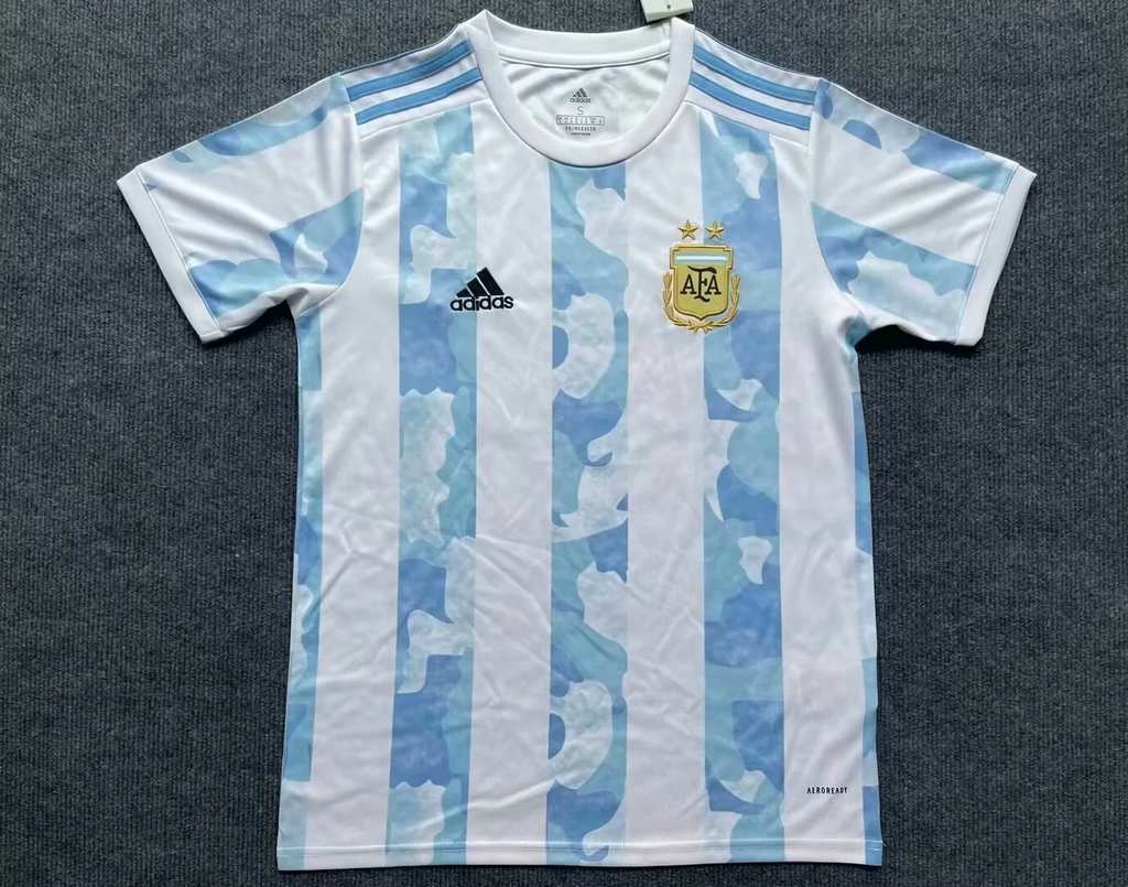 20 21 Argentina home Retro size S-2XL 20 21 阿根廷 主场