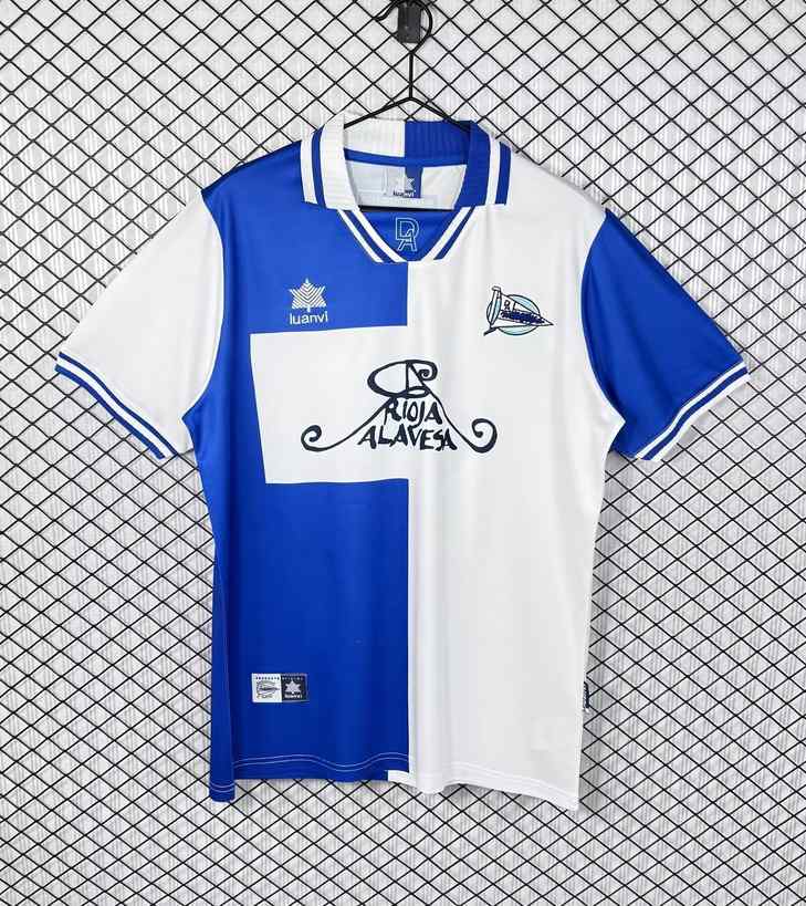 2000 01 Alaves home retro 阿拉维斯 主场 复古