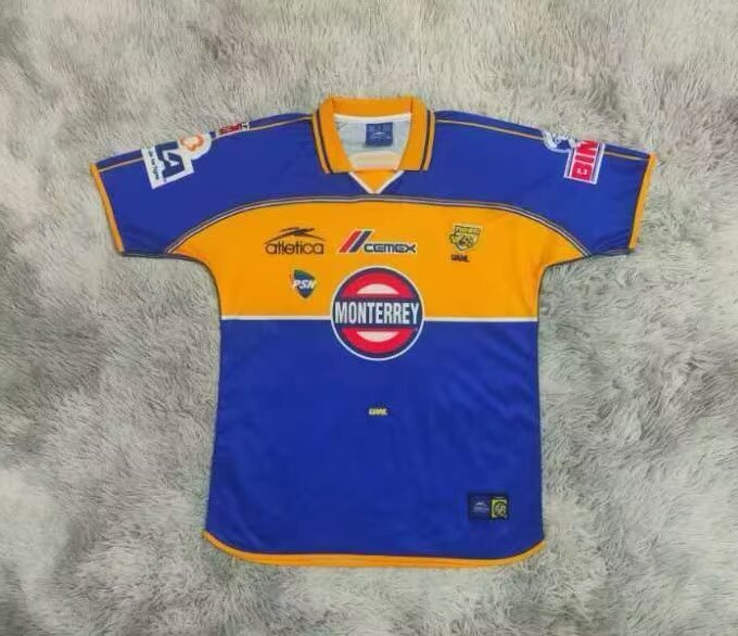 2000 01 Tigres away retro 2000 01 老虎 客场 复古